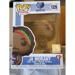 NBA Grizzlies Ja Morant Funko Pop City Edition 2021 W/Pop Protector In Hand